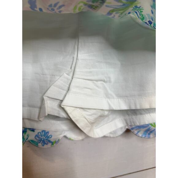 Lilly Pulitzer Skirt Sz 4 EUC Turtle Print Scalloped Bottom Preppy Classy - Picture 7 of 8